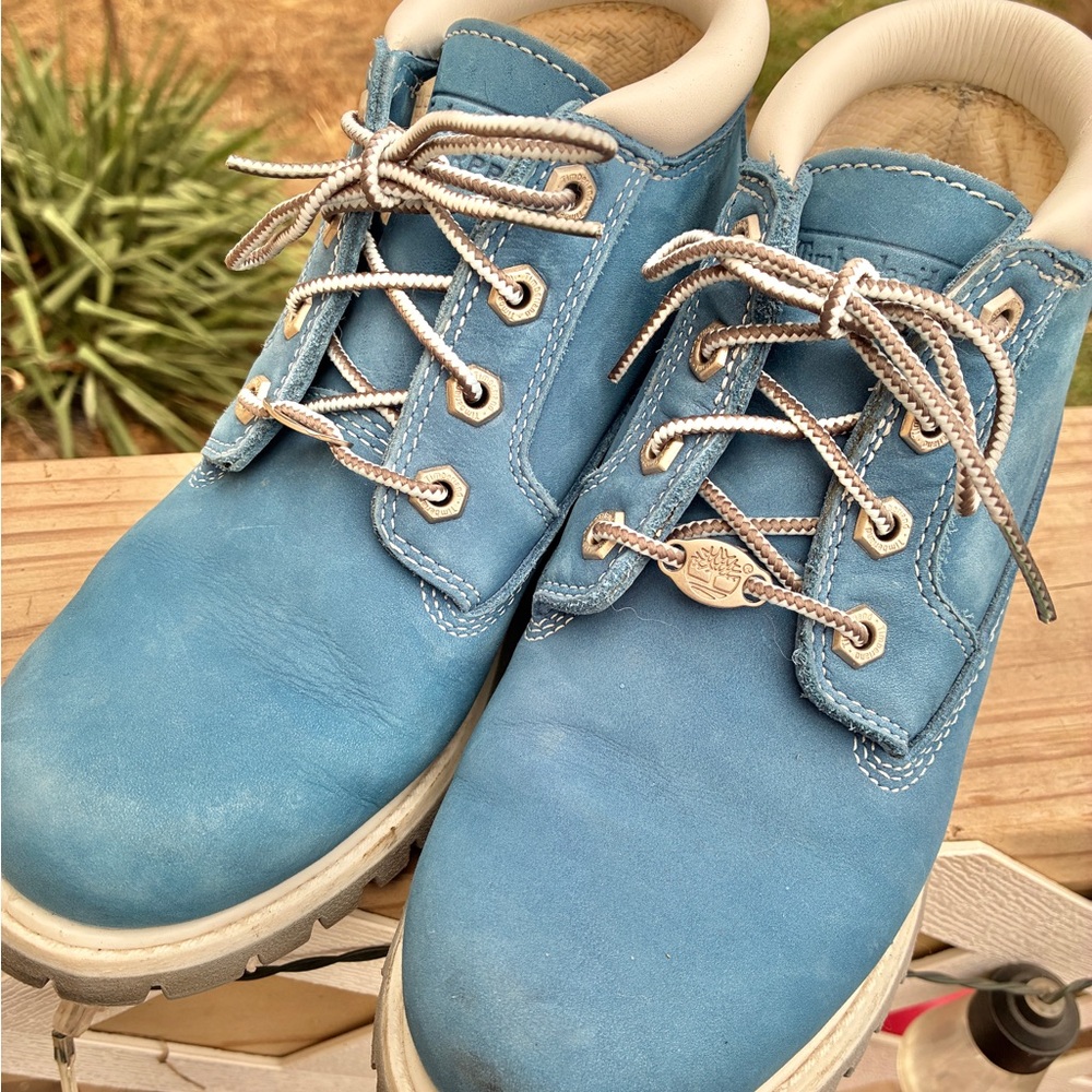 Timberland Sky Blue Waterproof Boots - Picture 3 of 6